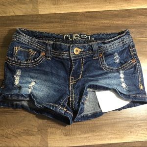 Rue21 Dark Denim Jean Shorts Size 0